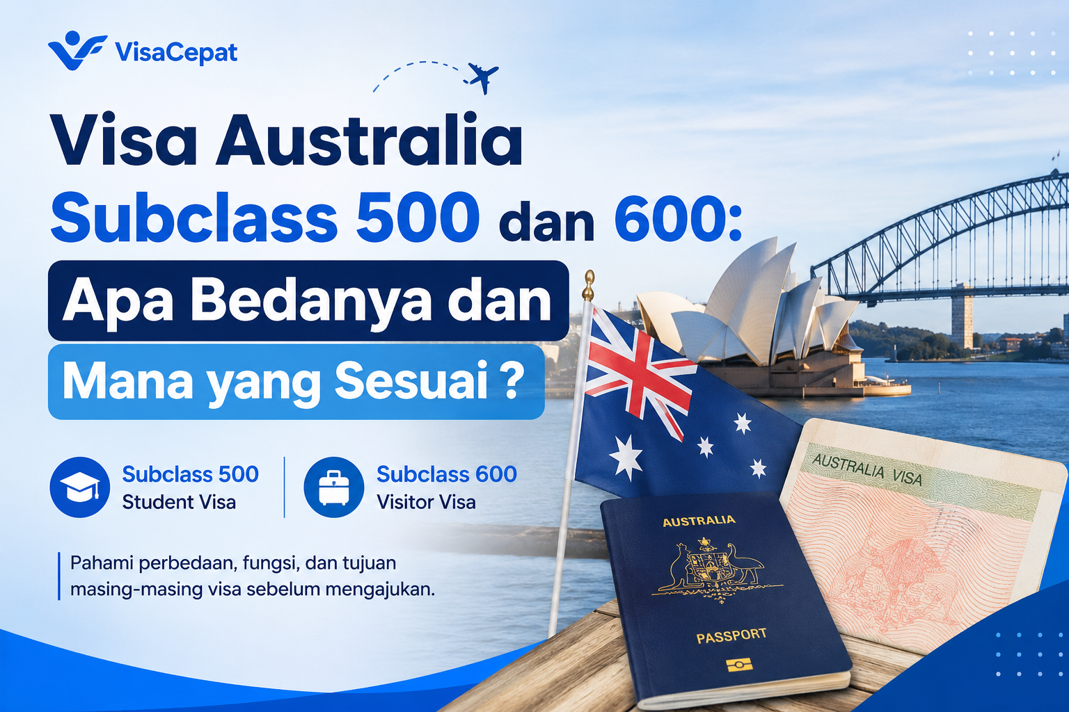 Visa Australia Subclass 500 dan 600: Apa Bedanya dan Mana yang Sesuai ?