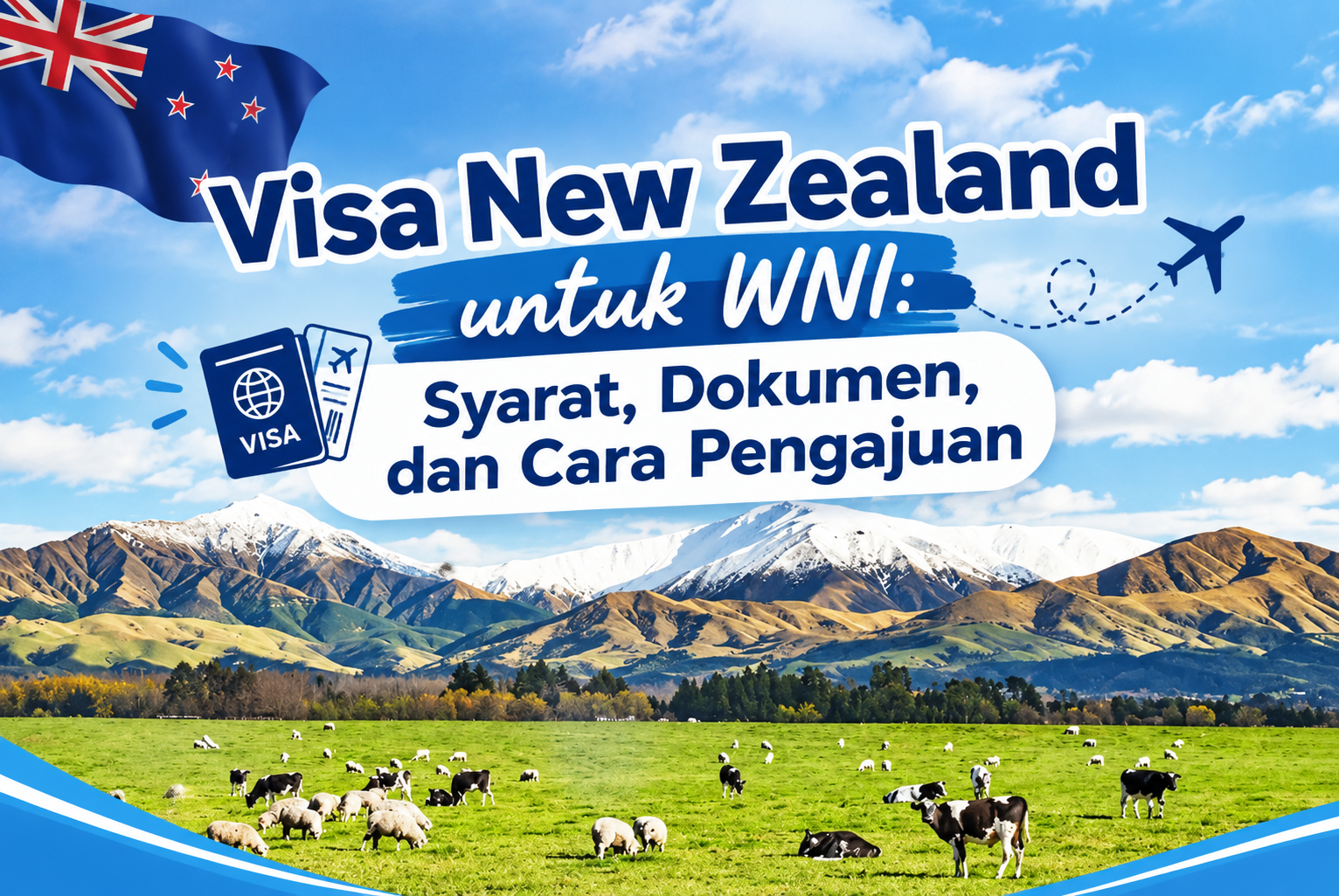 VISA NEW ZEALAND UNTUK WNI : SYARAT,DOKUMEN DAN CARA PENGAJUAN