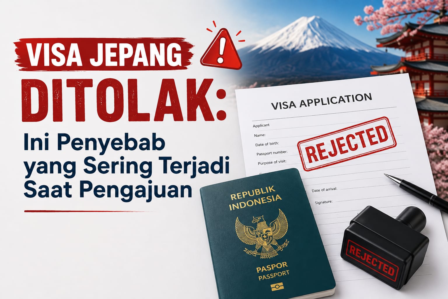 Visa Jepang Ditolak: Ini Penyebab yang Sering Terjadi Saat Pengajuan