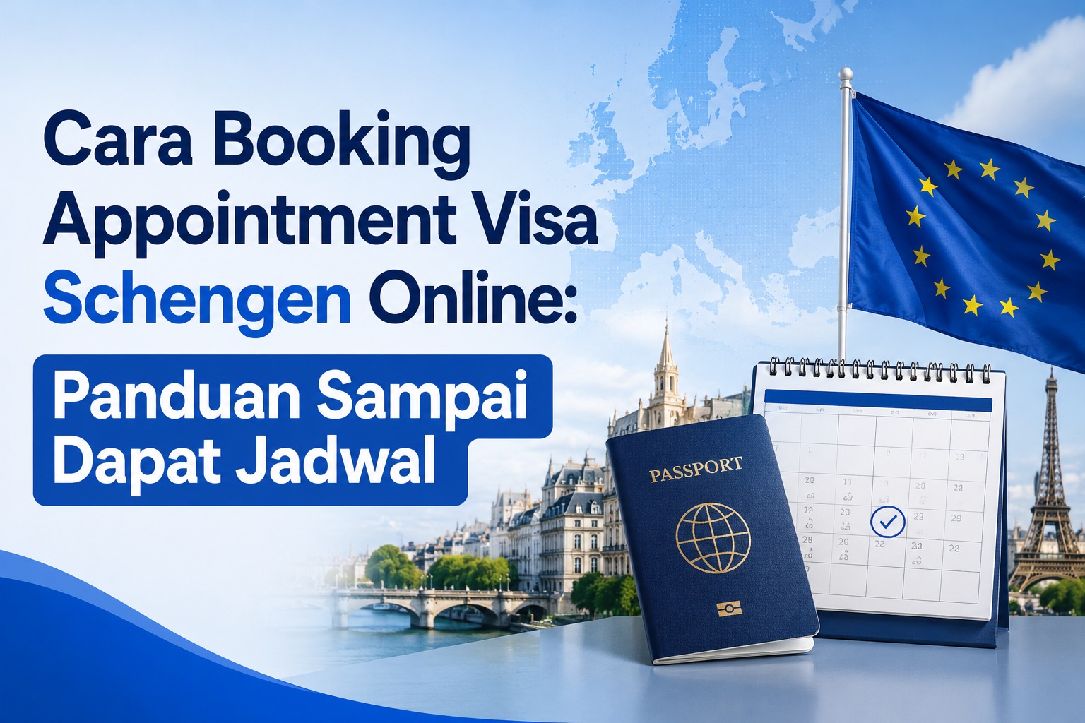 Cara Booking Appointment Visa Schengen Online: Panduan Sampai Dapat Jadwal